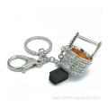 Custom Rhinestone Metal Keychain Personalized Keychains